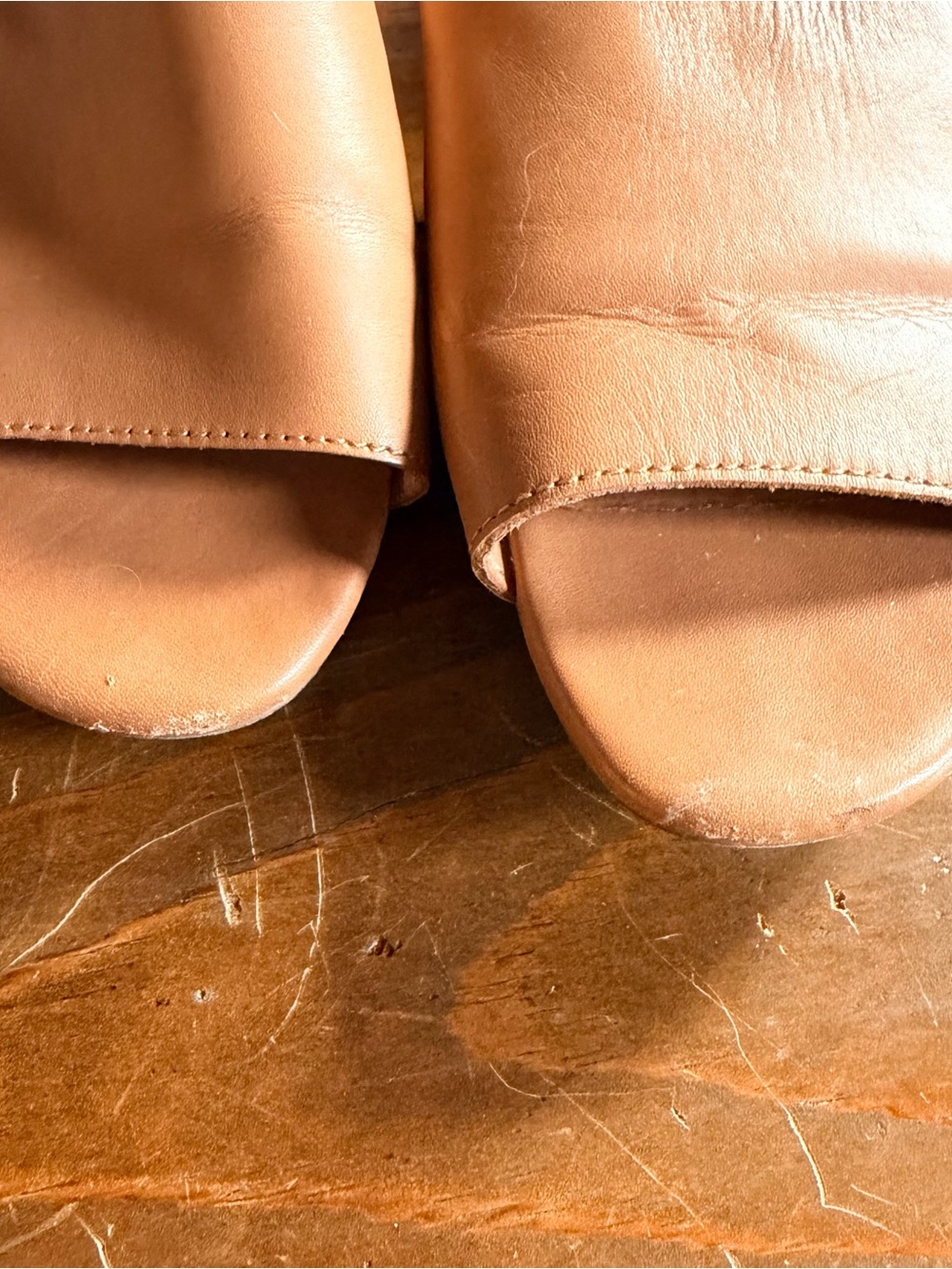 Madewell Noelle slingback mule tan leather size 6 - Picture 3 of 6